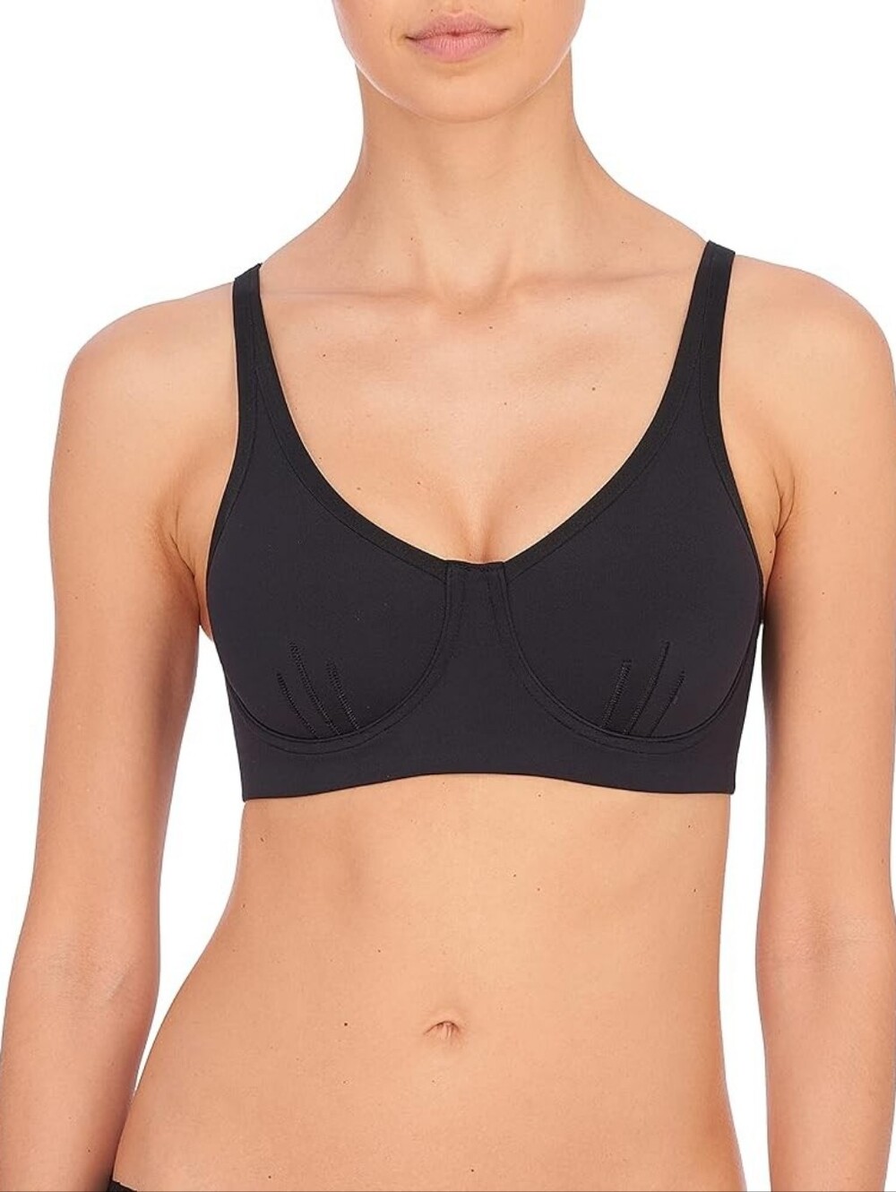 Natori Black Underwire Sports Bra, 36DD